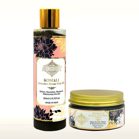 Komali Intensive Detan Body Oil and Ubtan